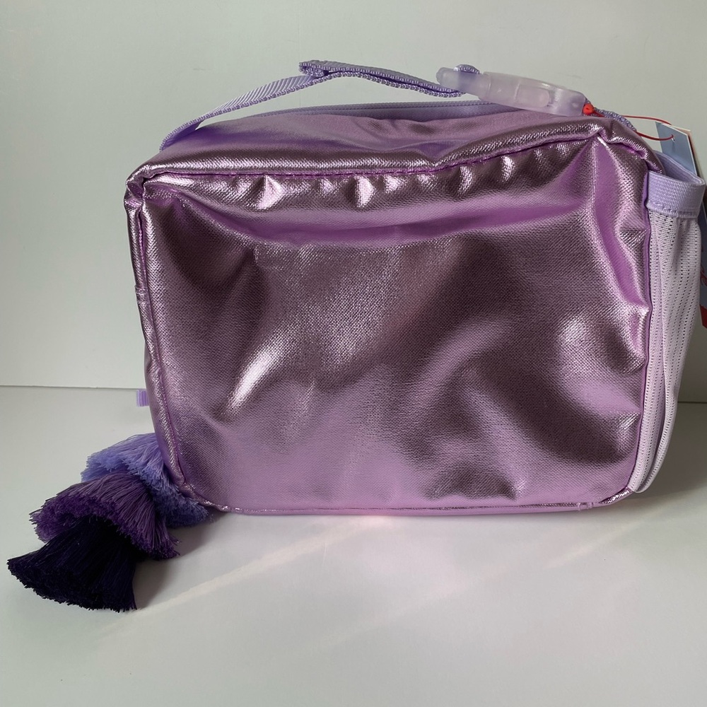 Purple Metallic + Tassel Lunch Bag - Picture 4 of 9